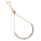 MA3W1666 - Rose Gold Brass Bracelet with AAA Grade CZ in Clear