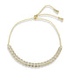 MA3W1668 - Gold Brass Bracelet with AAA Grade CZ in Clear