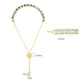 MA3W1671 - Gold Brass Bracelet with AAA Grade CZ in Clear
