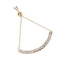MA3W1672 - Rose Gold Brass Bracelet with AAA Grade CZ in Clear