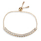 MA3W1672 - Rose Gold Brass Bracelet with AAA Grade CZ in Clear