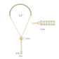 MA3W1674 - Gold Brass Bracelet with AAA Grade CZ in Clear