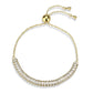 MA3W1674 - Gold Brass Bracelet with AAA Grade CZ in Clear