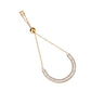 MA3W1675 - Rose Gold Brass Bracelet with AAA Grade CZ in Clear