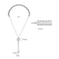 MA3W1676 - Rhodium Brass Bracelet with AAA Grade CZ in Clear