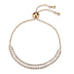 MA3W1678 - Rose Gold Brass Bracelet with AAA Grade CZ in Clear