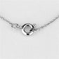 MA3W407 - Rhodium Brass Necklace with Top Grade Crystal  in Clear