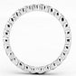 MA3W489 - Rhodium Brass Ring with AAA Grade CZ  in Clear