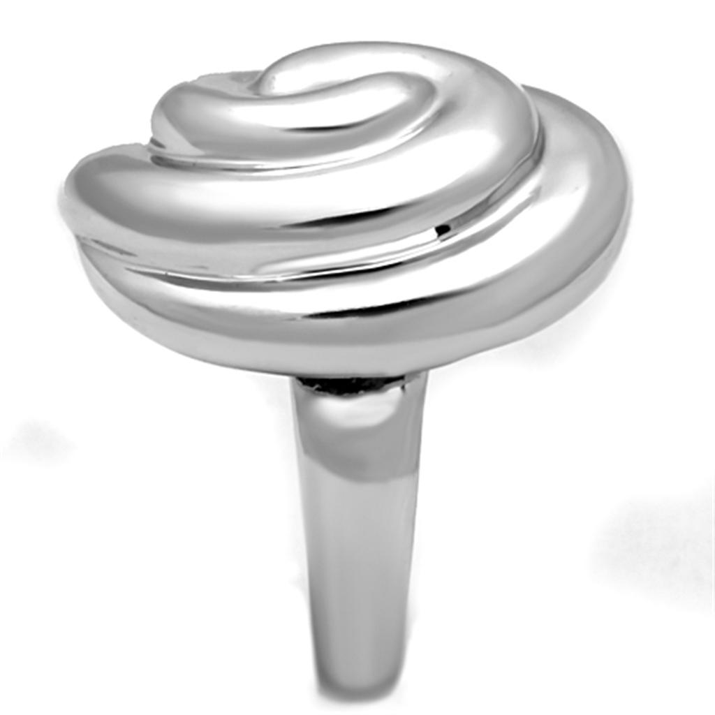 MA3W723 - Rhodium Brass Ring with No Stone