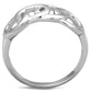 MA3W783 - Rhodium Brass Ring with No Stone