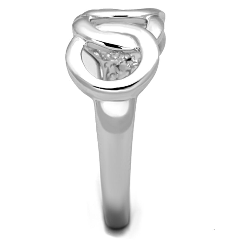 MA3W783 - Rhodium Brass Ring with No Stone