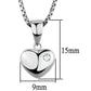 MA3W825 - Rhodium Brass Chain Pendant with AAA Grade CZ  in Clear