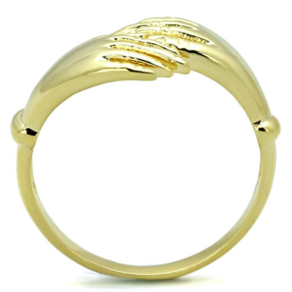 MA3W834 - Gold Brass Ring with No Stone