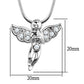 MA3W848 - Rhodium Brass Chain Pendant with AAA Grade CZ  in Clear