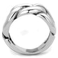 MA3W874 - Rhodium Brass Ring with No Stone