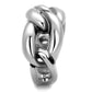 MA3W874 - Rhodium Brass Ring with No Stone