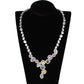 MA3W930 - Rhodium Brass Jewelry Sets with AAA Grade CZ  in Multi Color