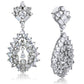 MA3W933 - Rhodium Brass Jewelry Sets with AAA Grade CZ  in Clear
