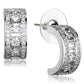 MA3W944 - Rhodium Brass Jewelry Sets with AAA Grade CZ  in Clear