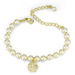 MA3W947 - Gold Brass Jewelry Sets with Synthetic Pearl in White