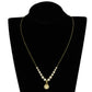 MA3W947 - Gold Brass Jewelry Sets with Synthetic Pearl in White