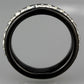 MA3W969 - High polished (no plating) Stainless Steel Ring with Ceramic  in Jet