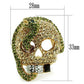 MA3W009 - Gold White Metal Ring with Top Grade Crystal  in Multi Color