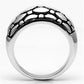 MA3W042 - Rhodium Brass Ring with No Stone