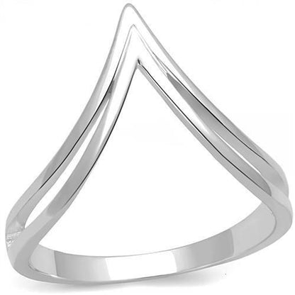 MA3W1383 - Rhodium 925 Sterling Silver Ring with No Stone