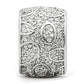 MA3W159 - Rhodium Brass Ring with AAA Grade CZ  in Clear