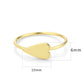 MA3W1617 - Flash Gold Brass Ring with No Stone in No Stone