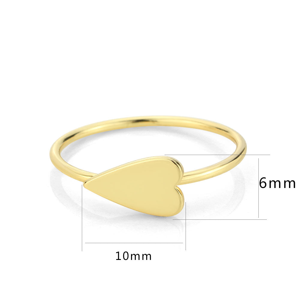 MA3W1617 - Flash Gold Brass Ring with No Stone in No Stone
