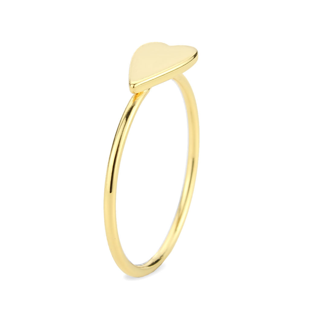 MA3W1617 - Flash Gold Brass Ring with No Stone in No Stone