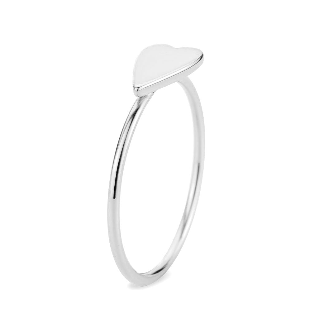 MA3W1618 - Rhodium Brass Ring with No Stone in No Stone