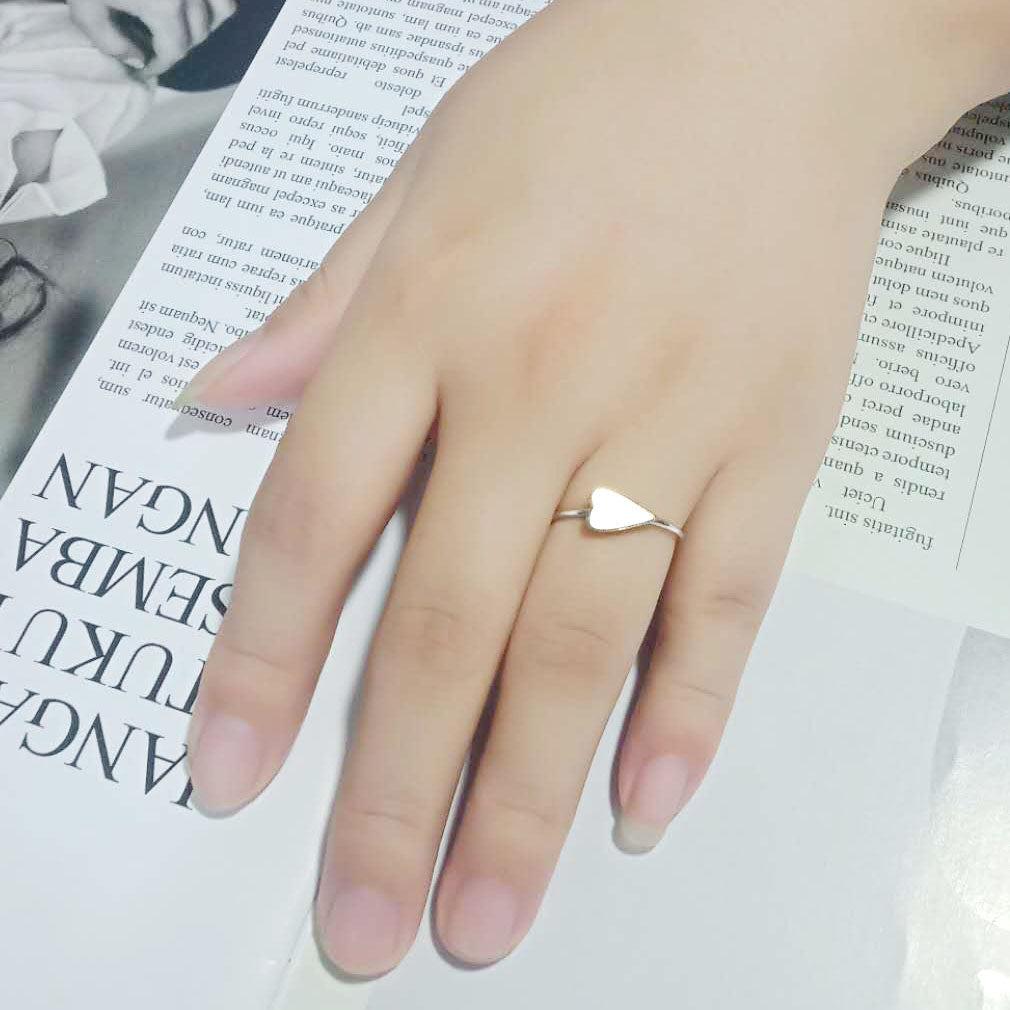 MA3W1618 - Rhodium Brass Ring with No Stone in No Stone