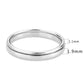 MA3W1625 - Rhodium Brass Ring with No Stone in No Stone