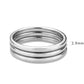 MA3W1627 - Rhodium Brass Ring with No Stone in No Stone