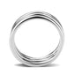 MA3W1627 - Rhodium Brass Ring with No Stone in No Stone