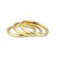 MA3W1628 - Flash Gold Brass Ring with No Stone in No Stone