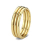 MA3W1628 - Flash Gold Brass Ring with No Stone in No Stone