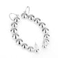 MA3W1635 - High polished (no plating) Stainless Steel Earring with Top Grade Crystal in Clear