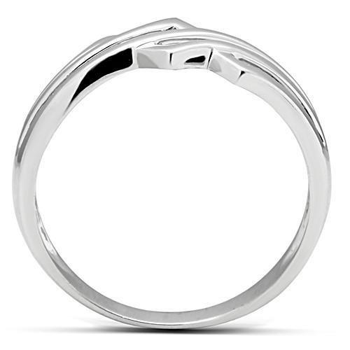 MA3W163 - Rhodium Brass Ring with No Stone