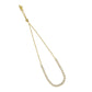MA3W1641 - Gold Brass Bracelet with AAA Grade CZ in Clear