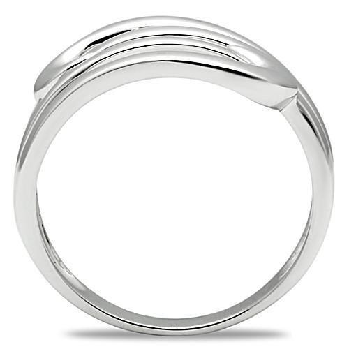 MA3W164 - Rhodium Brass Ring with No Stone