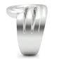 MA3W165 - Rhodium Brass Ring with No Stone