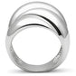 MA3W166 - Rhodium Brass Ring with No Stone