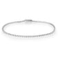 MA3W1679 - Rhodium Brass Bracelet with AAA Grade CZ in Clear