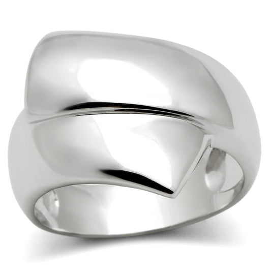 MA3W167 - Rhodium Brass Ring with No Stone