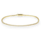 MA3W1680 - Gold Brass Bracelet with AAA Grade CZ in Clear