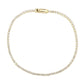 MA3W1680 - Gold Brass Bracelet with AAA Grade CZ in Clear